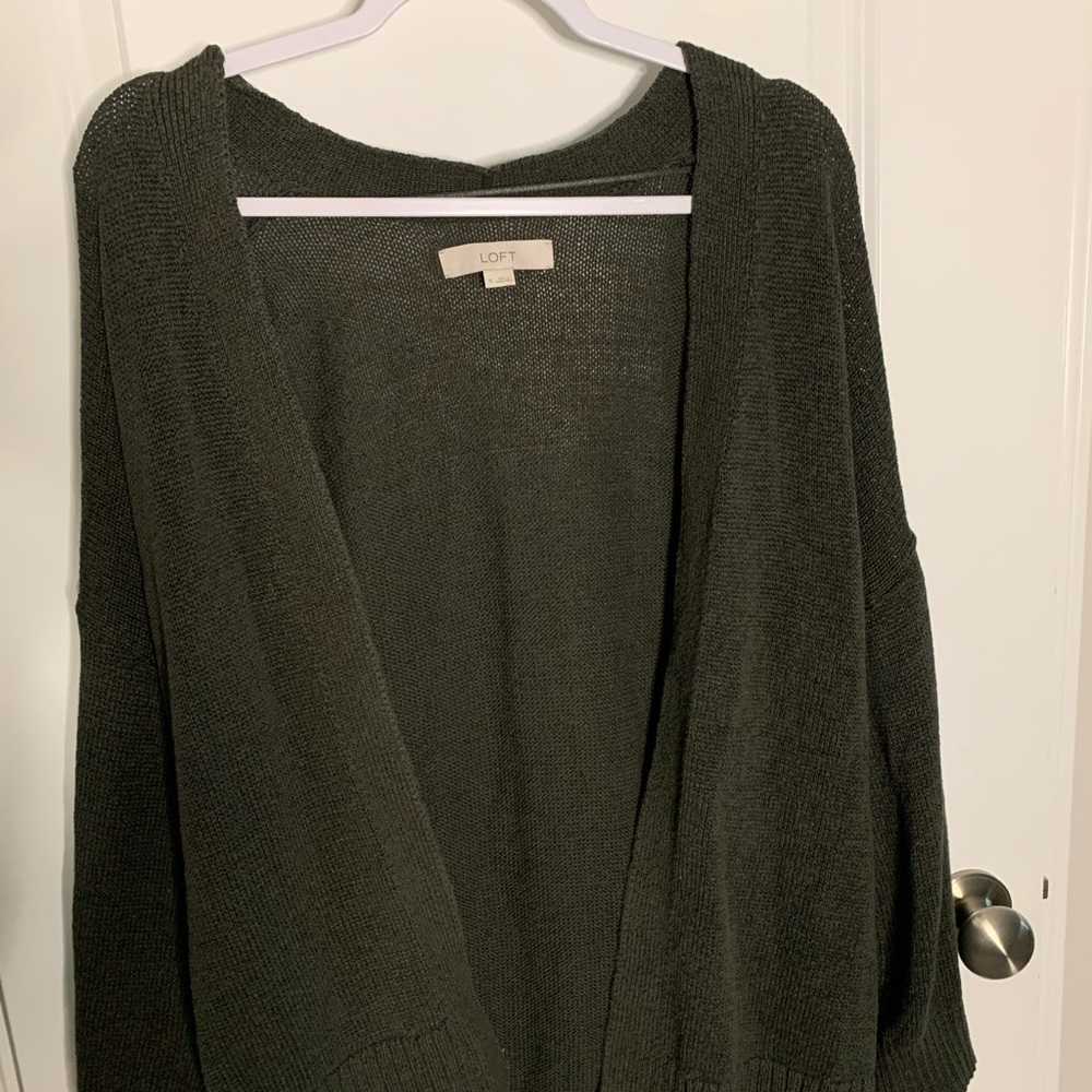 Forest Green Loft Cardigan